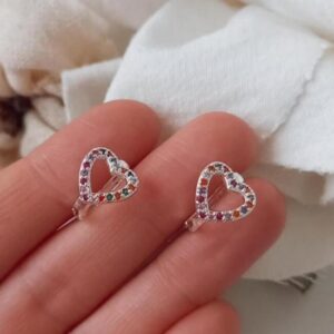 Aros Pauli | Corazón, piedras coloridas