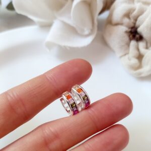 Aros Stef | Piedras coloridas