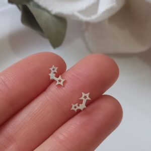 Aros pasantes | Tres estrellas